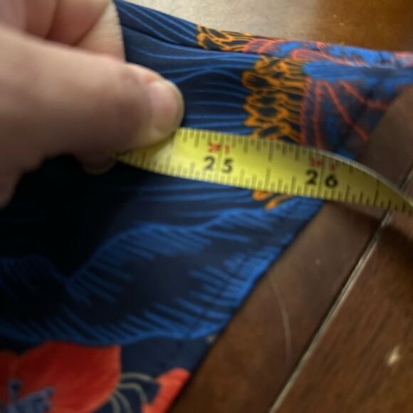 Status By Chenault Women'S Blue Floral Double Flounce Flutter Sleeve Top Small - Picture 12 of 15